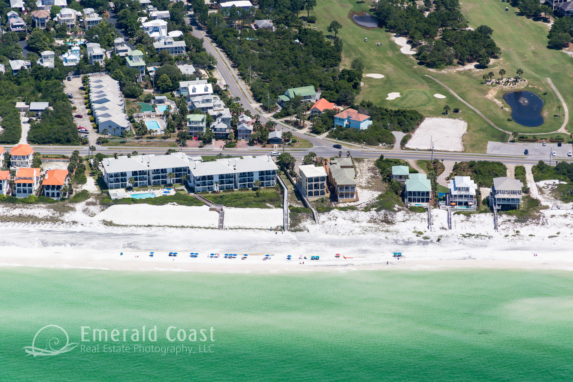 Aerial Photography of Co Hwy 30A, Santa Rosa Beach, Florida