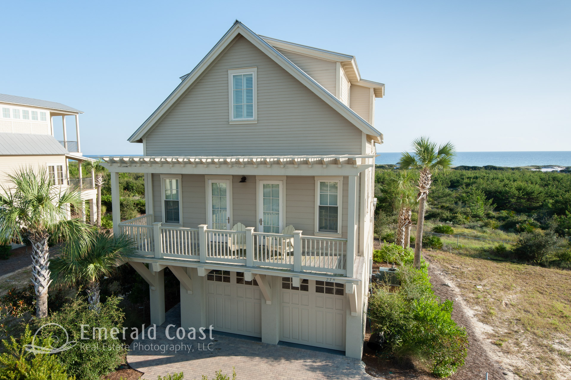 aerial photo of home in Cypress Dunes