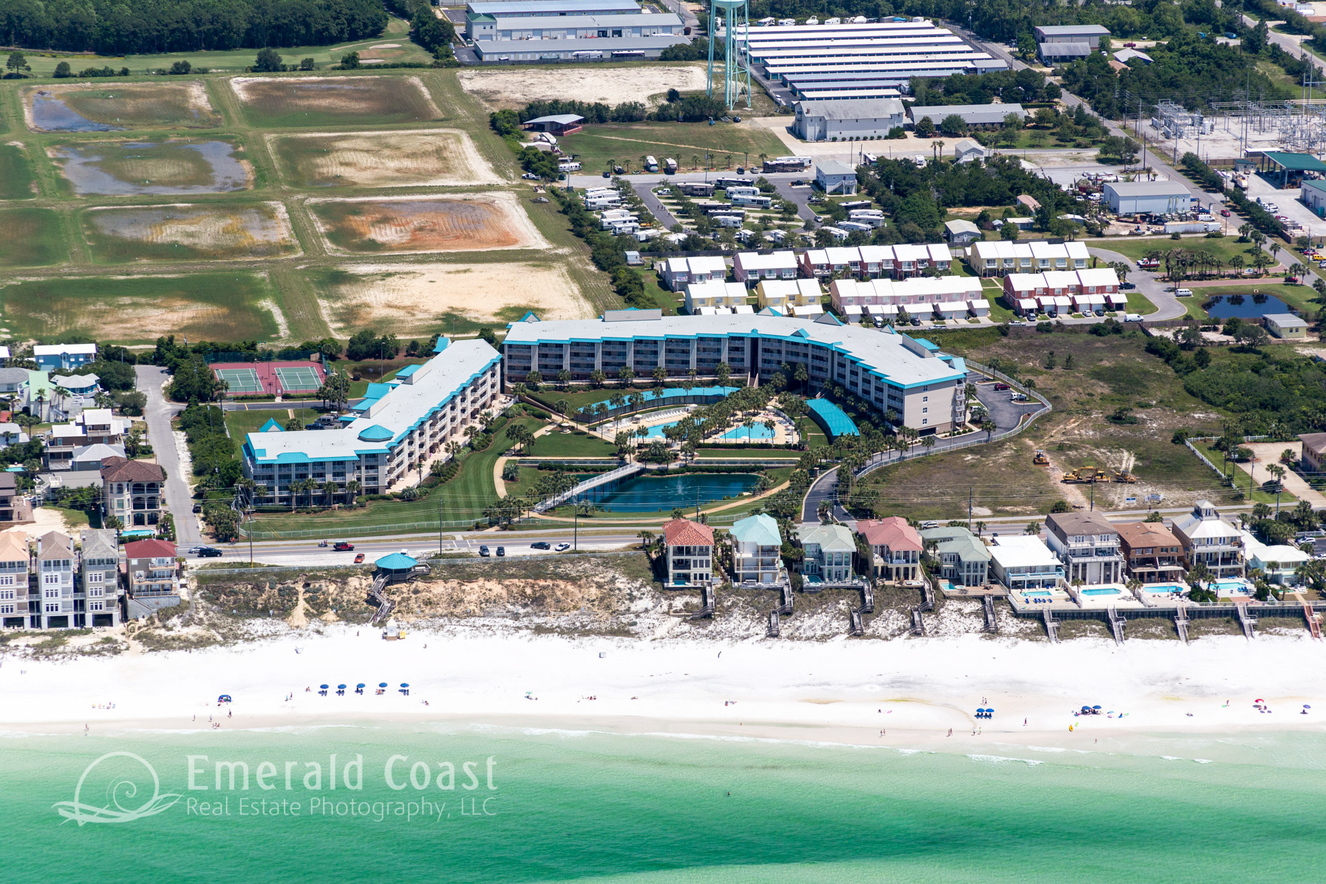 aerial view of the Amalfi Coast Resort