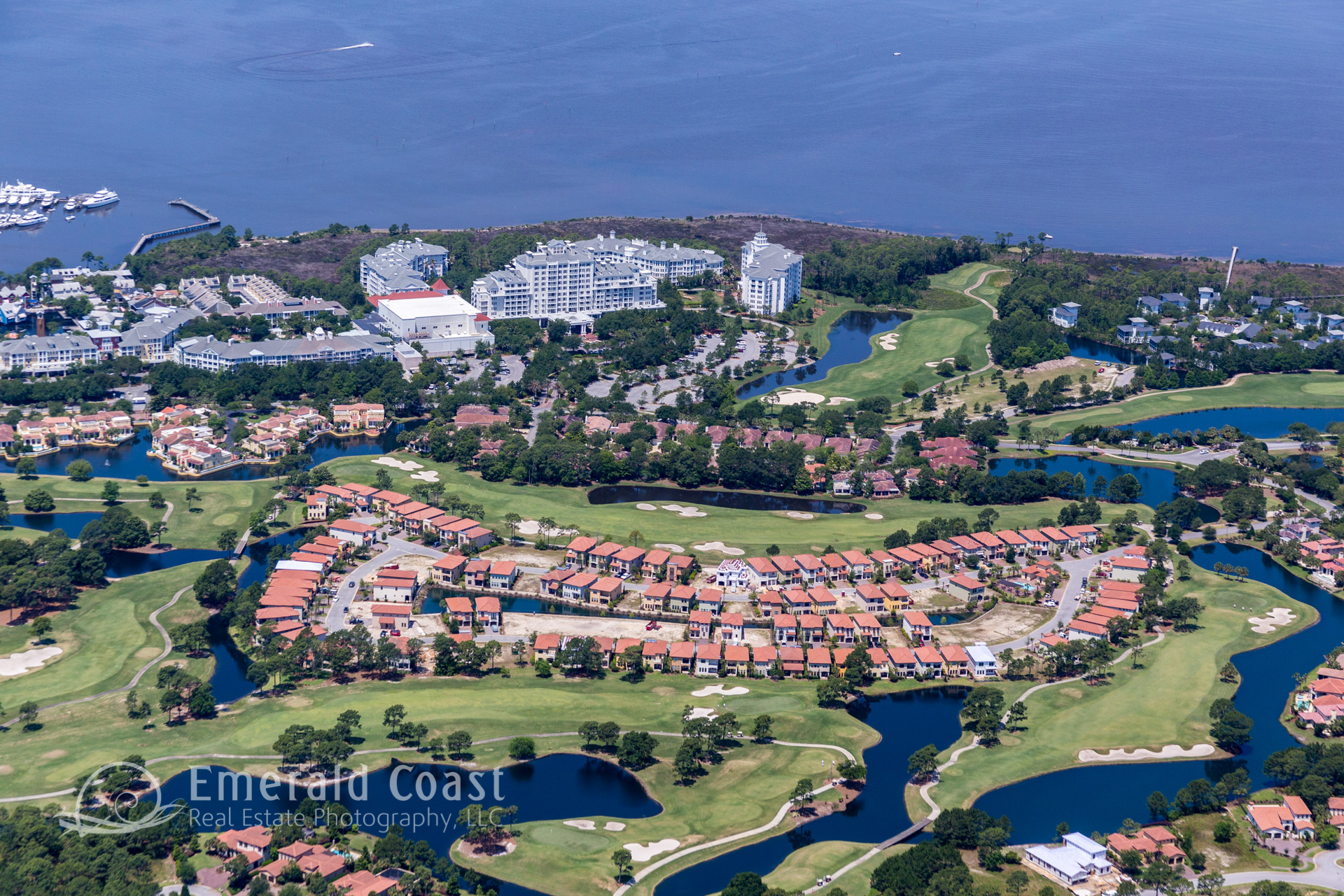 aerial view of the Sandestin Beach Resort