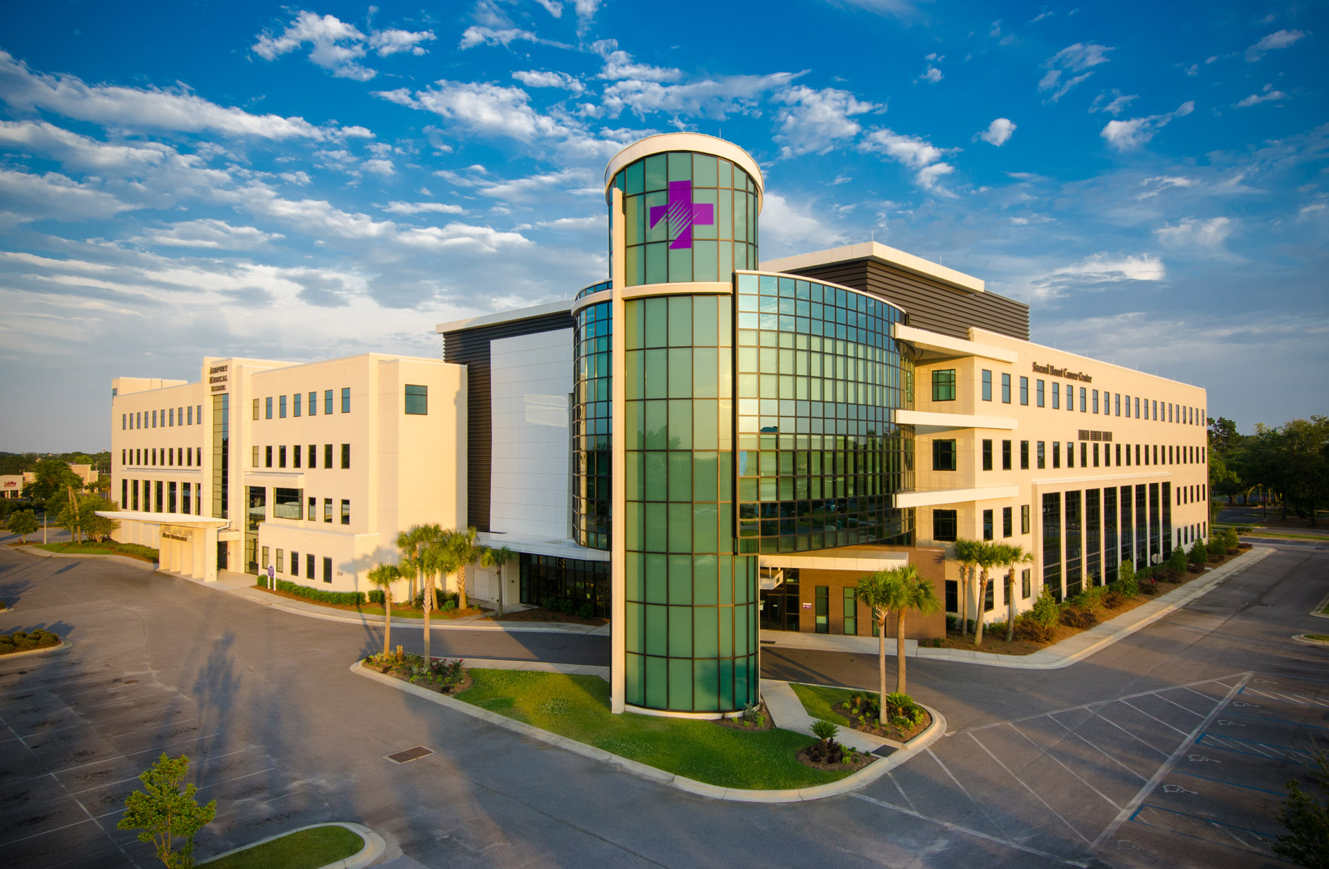 Sarah Canon Cancer Center, Pensacola, Florida, Aerial Photo