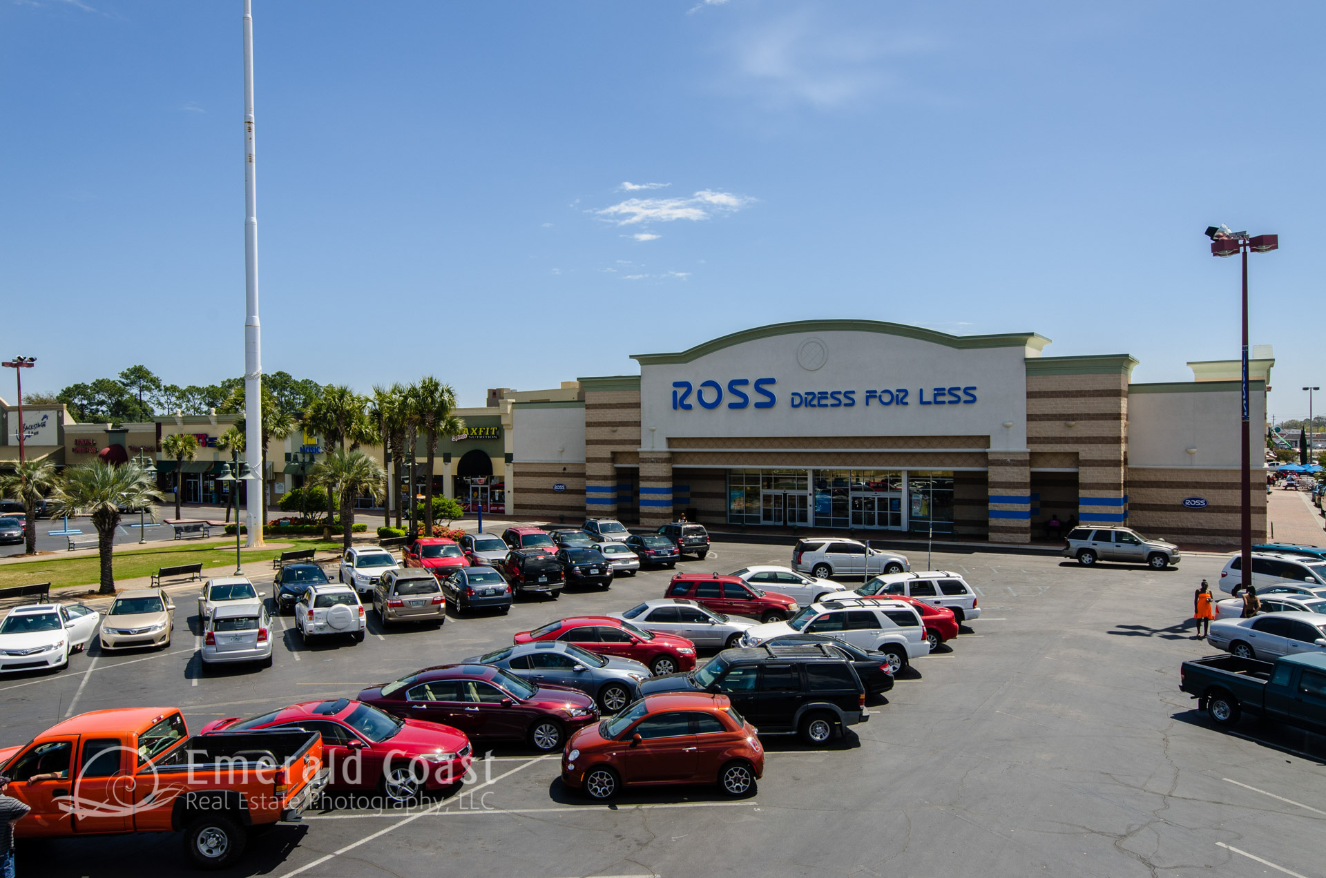 Aerial Photo Ross Department Store