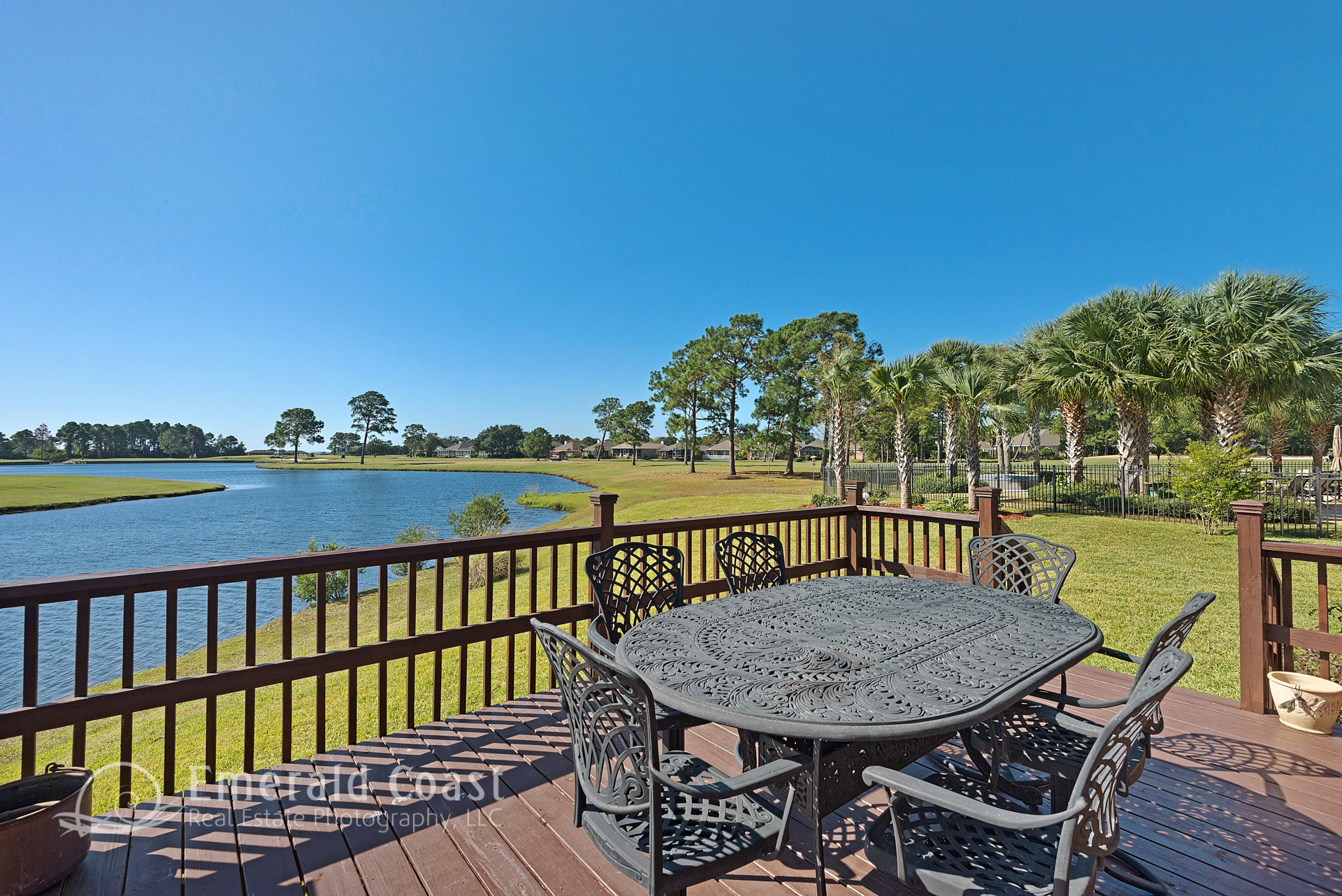 Deck overlooking Santa Rosa Sound